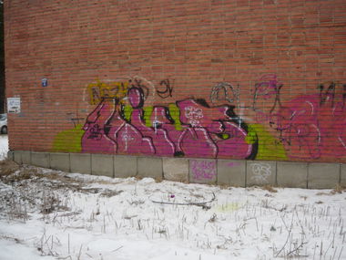 Graffiti Bombing - Photo by HICSONE