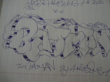 Graffiti Sketch - Photo by HICSONE (2016)