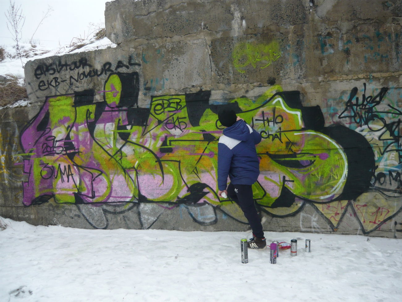 Graffiti Wall - Photo by HICSONE