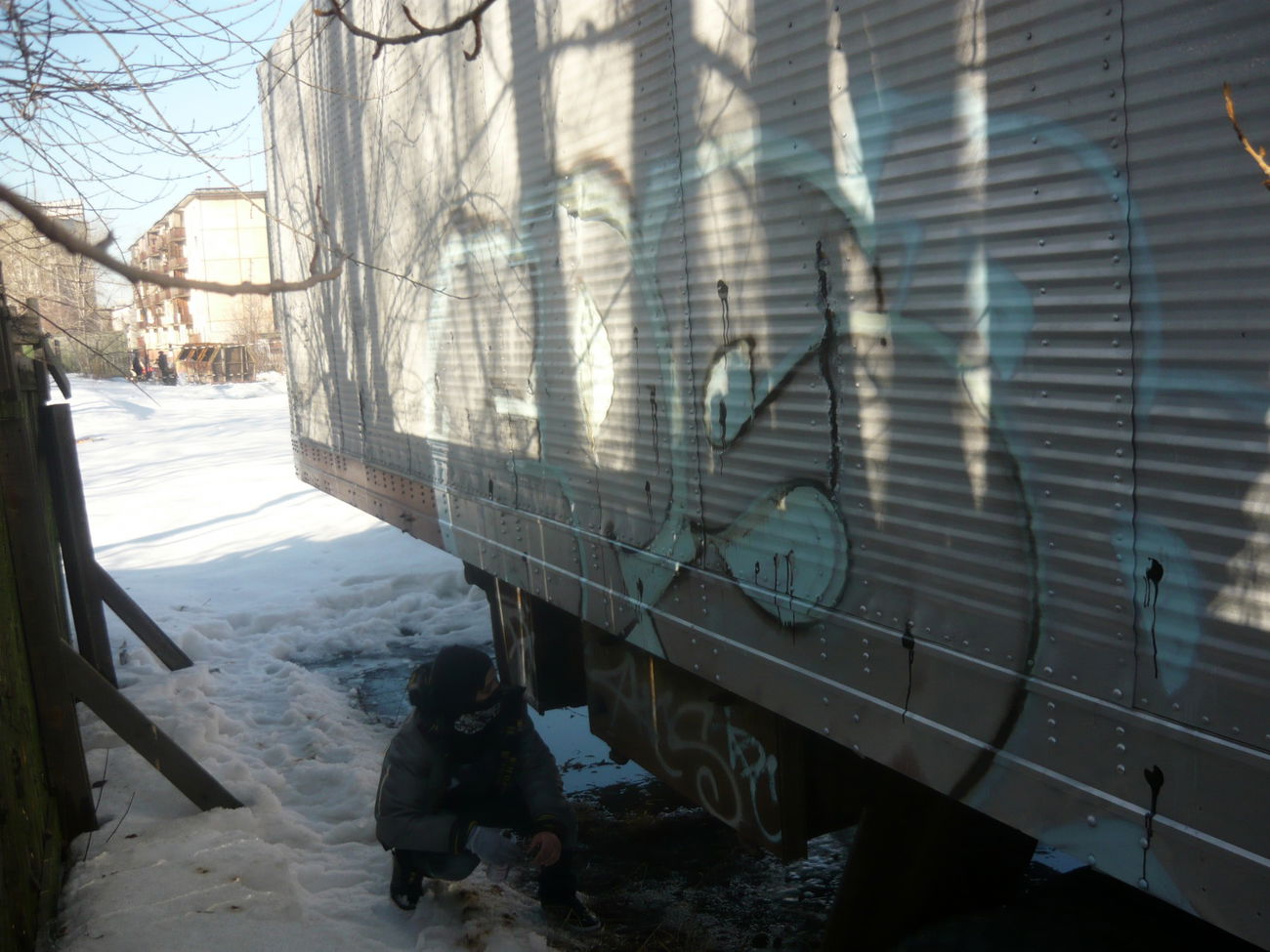 Graffiti Train - Photo by HICSONE