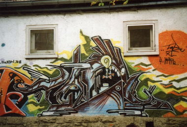 Graffiti Wall in Jena - Photo by HOBO - TABU, XL