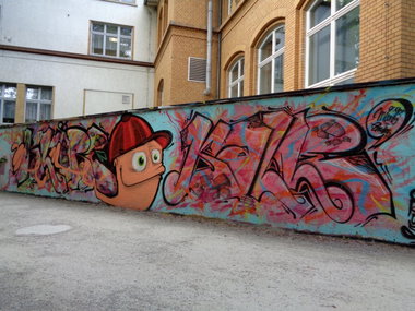 Graffiti Wall in Jena - Photo by HOBO (2014)