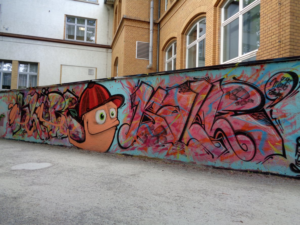 Graffiti Wall in Jena - Photo by HOBO (2014)