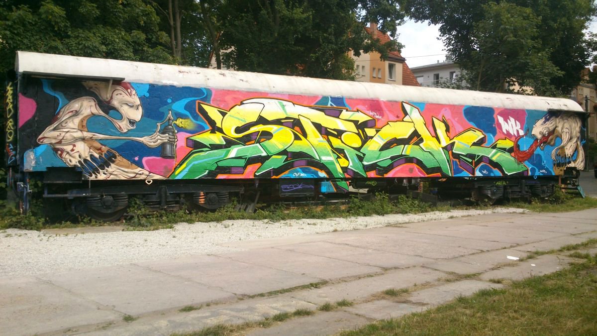 Graffiti Wall in Jena - Photo by HOBO - STICK, DIRO (2014)