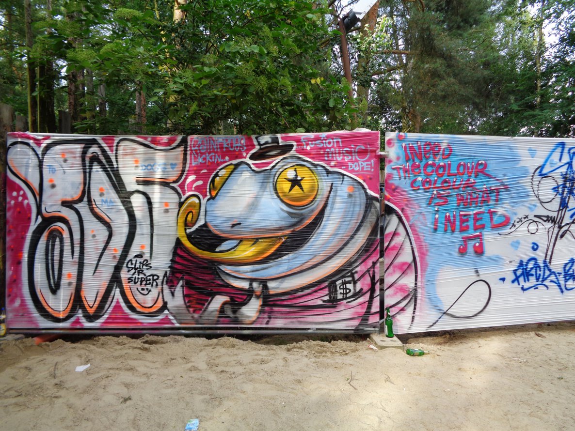 Graffiti Wall - Photo by HOBO - FUSION, LÄRZ (2014)