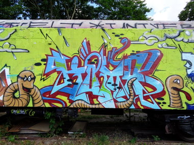 Graffiti Wall in Jena - Photo by HOBO - KOMA, CWR (2014)