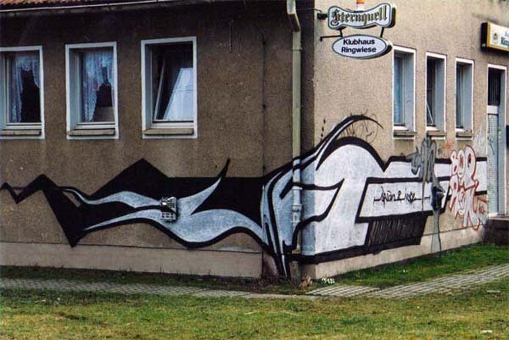 Graffiti Bombing in Jena - Photo by HOBO - Old, Stuff, MFS
