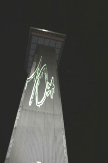 Graffiti Wall in Jena - Photo by HOBO - Big, LASER-TAG, ZEHNA (2012)