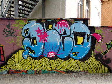 Graffiti Wall in Jena - Photo by HOBO - DEZO (2014)