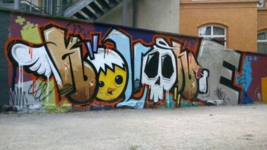 Graffiti Wall in Jena - Photo by HOBO - KOLONE, 1ST (2014)