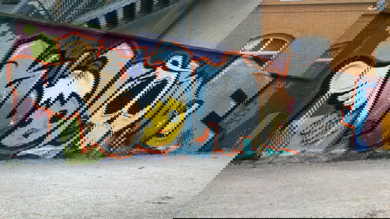 Graffiti Wall in Jena - Photo by HOBO - KOLONE, 1ST (2014)