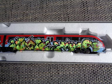 Graffiti Train in Jena - Photo by HOBO - ISOE, OPUS, 1ST (2014)