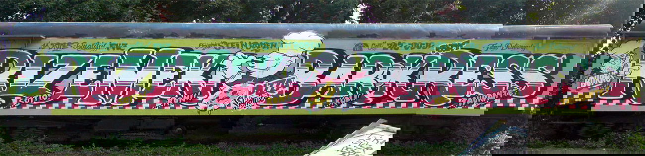 Graffiti Train in Jena - Photo by HOBO - RIZE, MEKI, BAROK