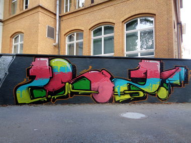 Graffiti Wall in Jena - Photo by HOBO - 1ST (2014)