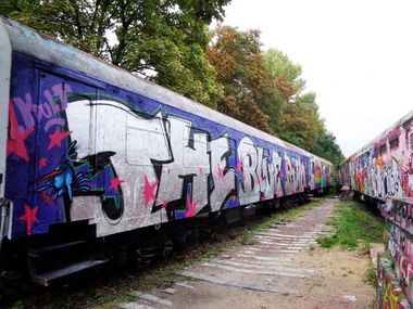 Graffiti Train in Jena - Photo by HOBO - KULT (2014)