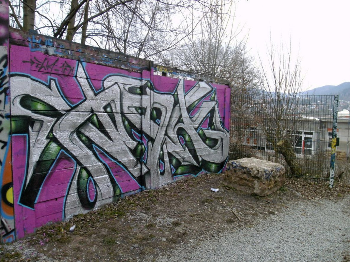 Graffiti Wall in Jena - Photo by HOBO - BAK (2013)