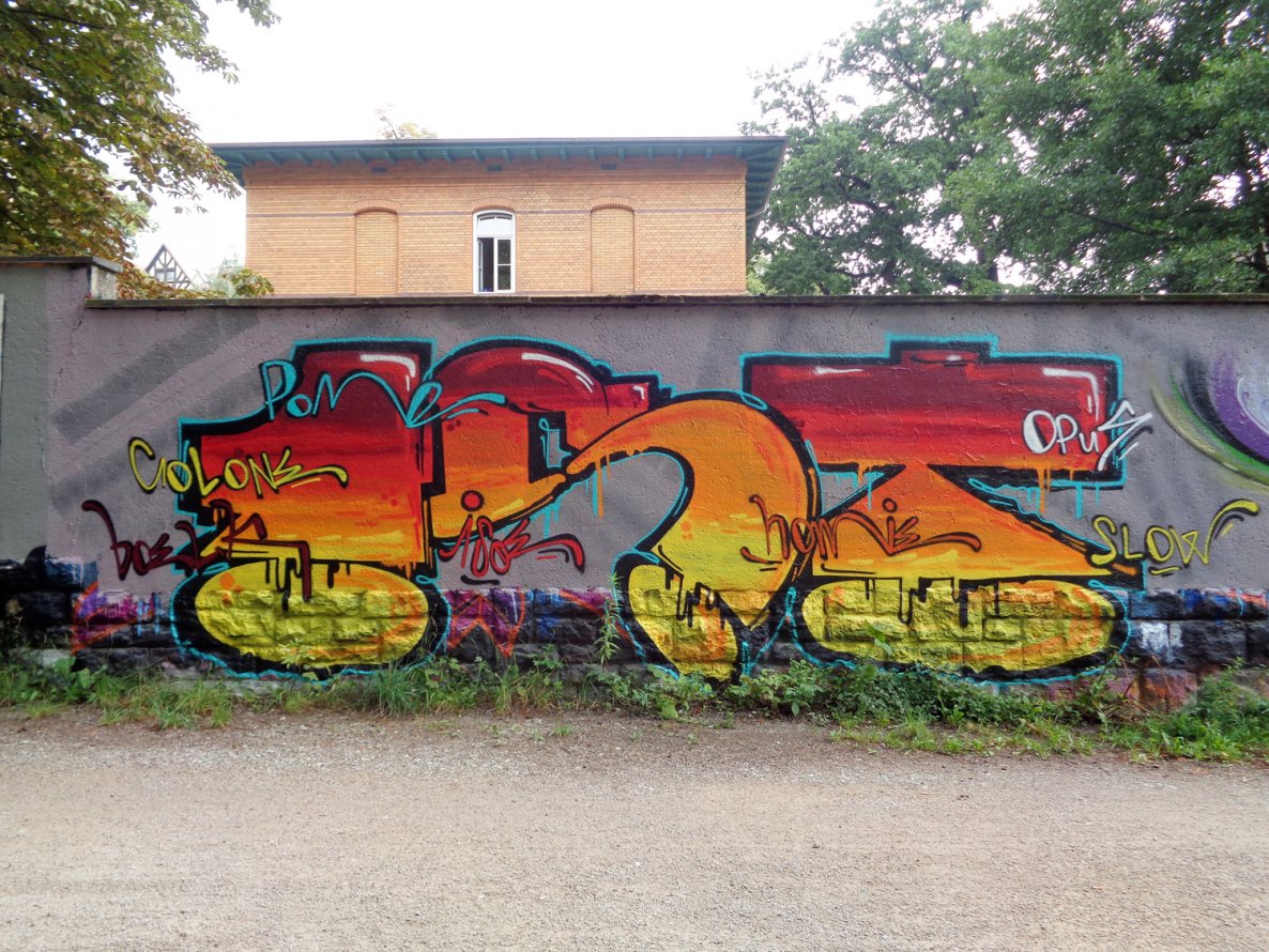 Graffiti Wall in Jena - Photo by HOBO - 1ST (2014)
