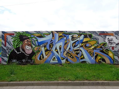 Graffiti Wall in Jena - Photo by HOBO - CWR (2014)