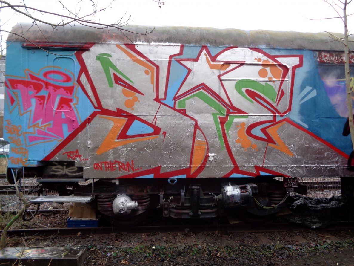 Graffiti Wall in Jena - Photo by HOBO - SIE, RTA (2015)