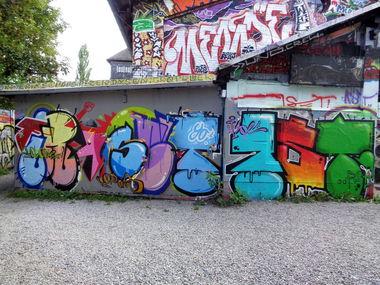 Graffiti Wall in Jena - Photo by HOBO - 1ST, FIRST (2014)