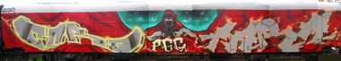 Graffiti Wall in Jena - Photo by HOBO - CARD, FARM, PEG