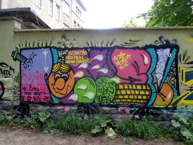 Graffiti Wall in Jena - Photo by HOBO - POME (2016)