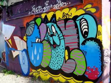 Graffiti Wall in Jena - Photo by HOBO - clone (2015)