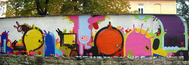 Graffiti Wall in Jena - Photo by HOBO - OICOE, DECOE