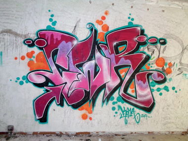 Graffiti Bombing in Jena - Photo by HOBO - CWR (2014)