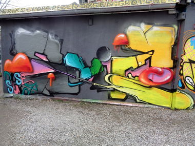 Graffiti Wall in Jena - Photo by HOBO - SUIT (2015)