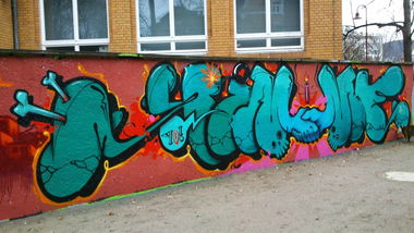 Graffiti Wall in Jena - Photo by HOBO - KIMME (2014)