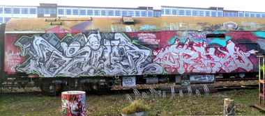 Graffiti Train in Jena - Photo by HOBO - ORBID