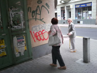 Graffiti Artwork in Gol??v Jeníkov - Photo by HOES91 - HOES (2013)