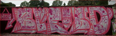 Graffiti Wall in CZECH REPUBLIC - Photo by HOES91 - HOES, BLEIBD