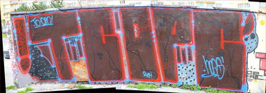 Graffiti Wall - Photo by HOES91 - HOES, HOES91, TC (2014)