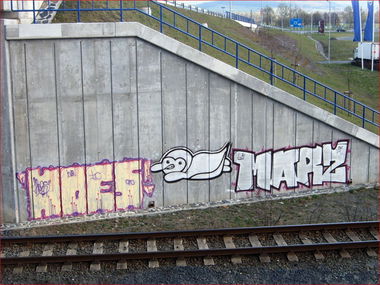 Graffiti Bombing - Photo by HOES91