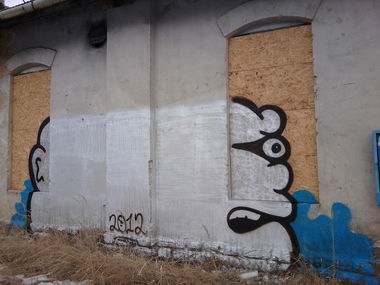 Graffiti Bombing - Photo by HOES91