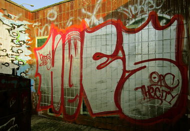 Graffiti Wall - Photo by HOES91