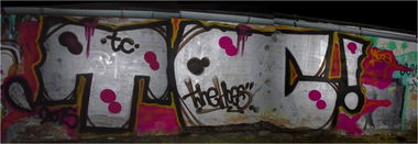 Graffiti Bombing - Photo by HOES91 - TC (2015)