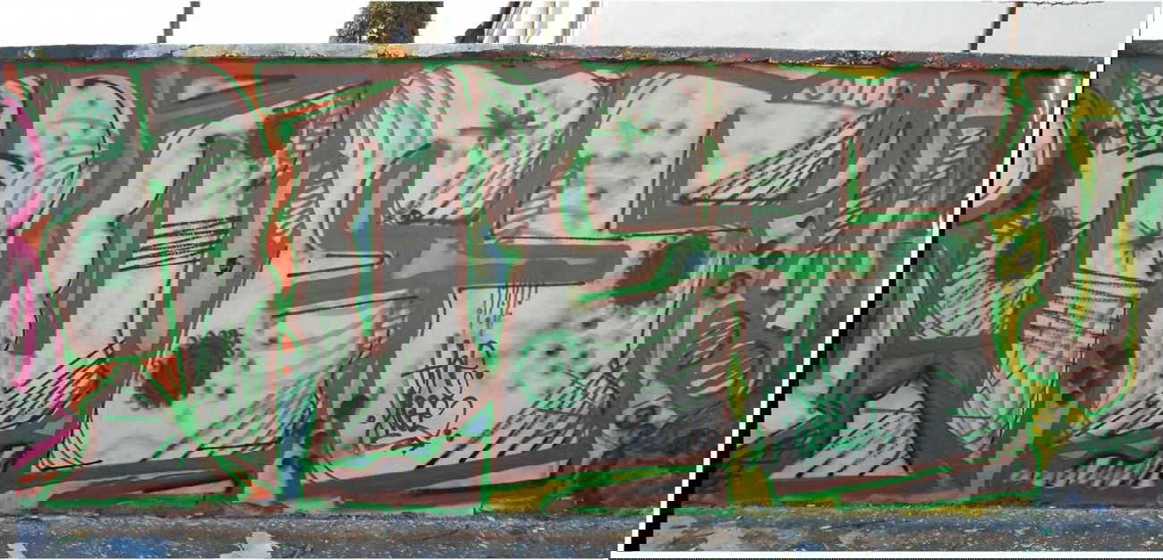 Graffiti Bombing in Okres Opava - Photo by HOES91 - HOES (2015)