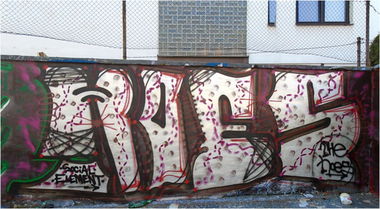 Graffiti Bombing in Okres Opava - Photo by HOES91 - HOES (2015)