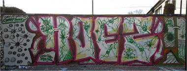 Graffiti Bombing in Okres Opava - Photo by HOES91 - HOES (2015)