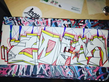 Graffiti Sketch in Česko - Photo by HOES91 (2019)