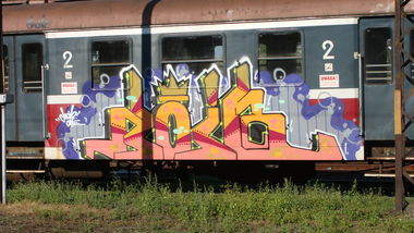 Graffiti Train in Poland - Photo by HOIB1
