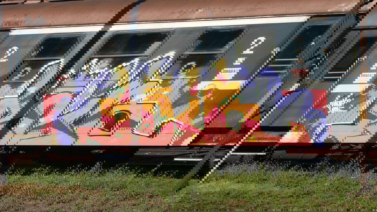 Graffiti Train in Poland - Photo by HOIB1