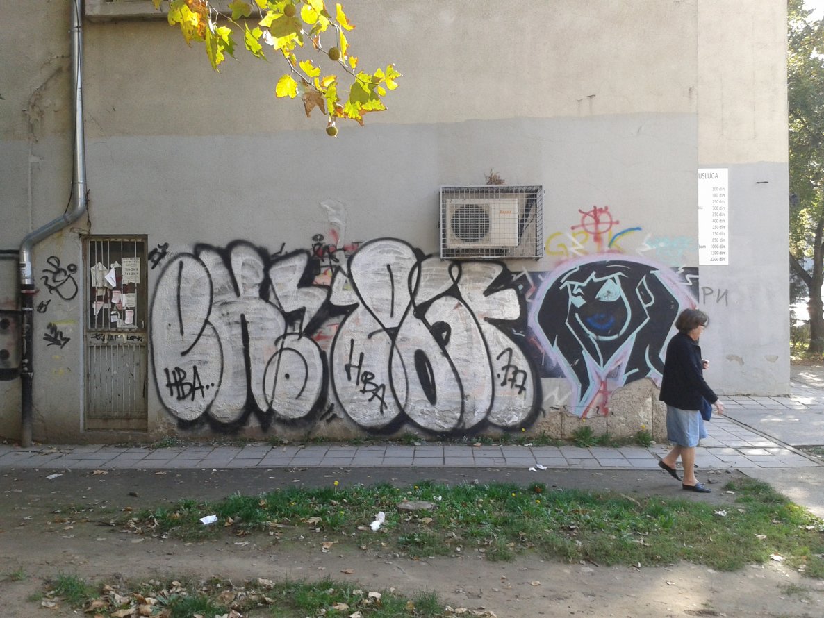 Graffiti Bombing - Photo by HOOD177