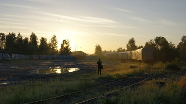 Graffiti Artwork in Saint Petersburg - Photo by HOPE - atmosphere, train