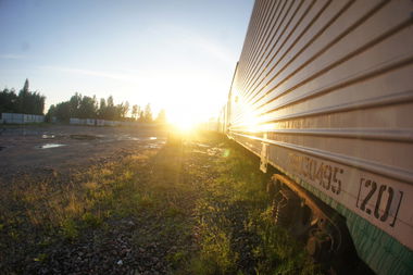 Graffiti Artwork in Saint Petersburg - Photo by HOPE - train, atmosphere