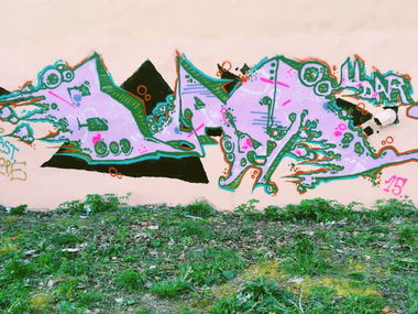 Graffiti Wall in Saint Petersburg - Photo by HOPE