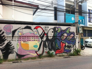 Graffiti Street Art - Photo by HOYA - chiang, mai, thailand